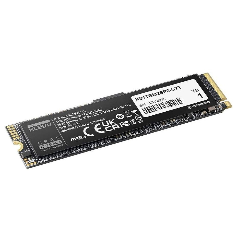 KLEVV SSD 512GB M.2, NVMePCIe Gen3x4, R/W:3000/2000MB/s