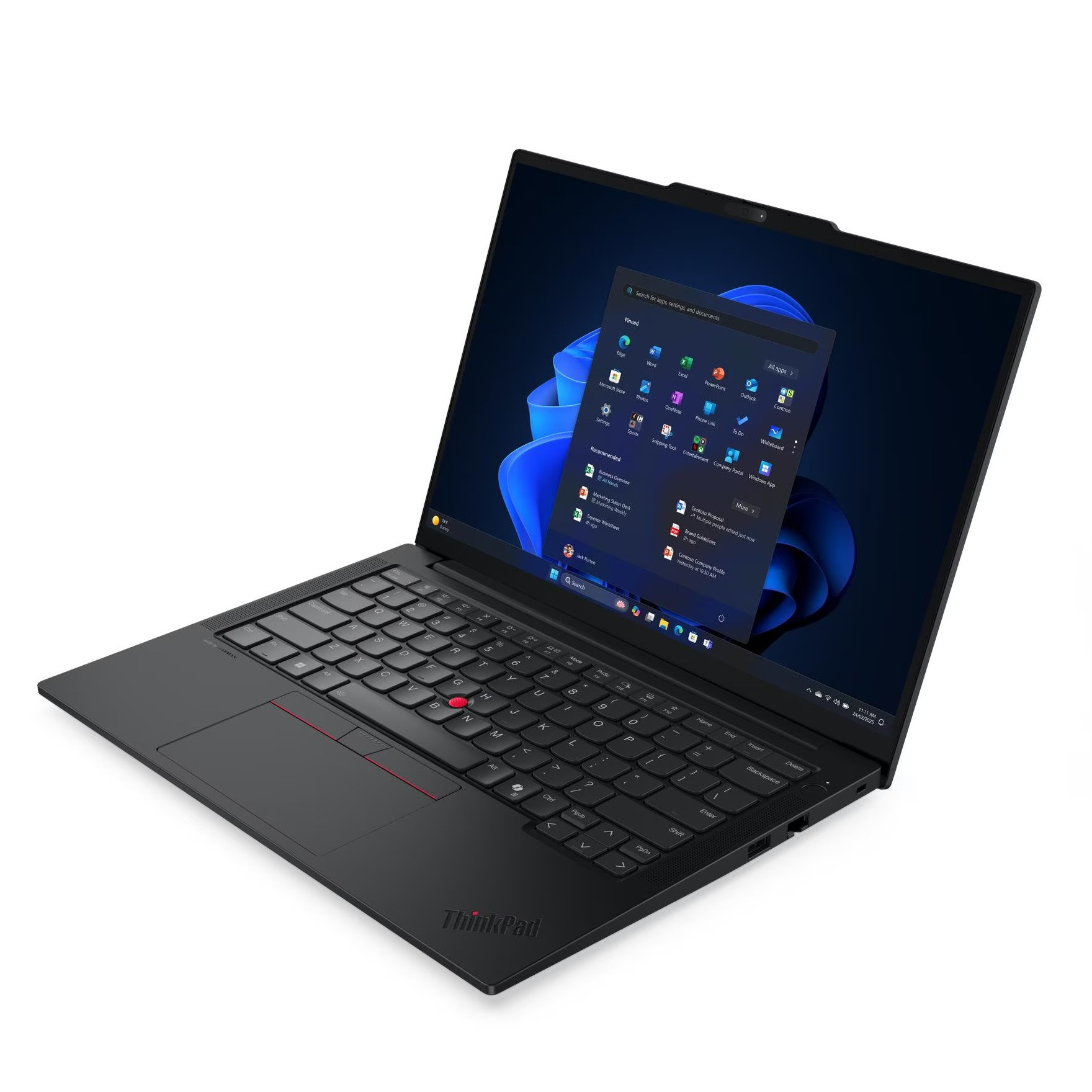 LENOVO ThinkPad E14 GEN 7 14" FHD IPS, Intel Core Ultra 5 225U, 16GB DDR5, 512GB SSD, 2x USB-A 3.2,  1x USB-C, 1x USB-C THB 4, HDMI, RJ-45, WiFi 6, BT5.2, BH BL Kyb, 48Wh, Win 11 Pro, Eclipse