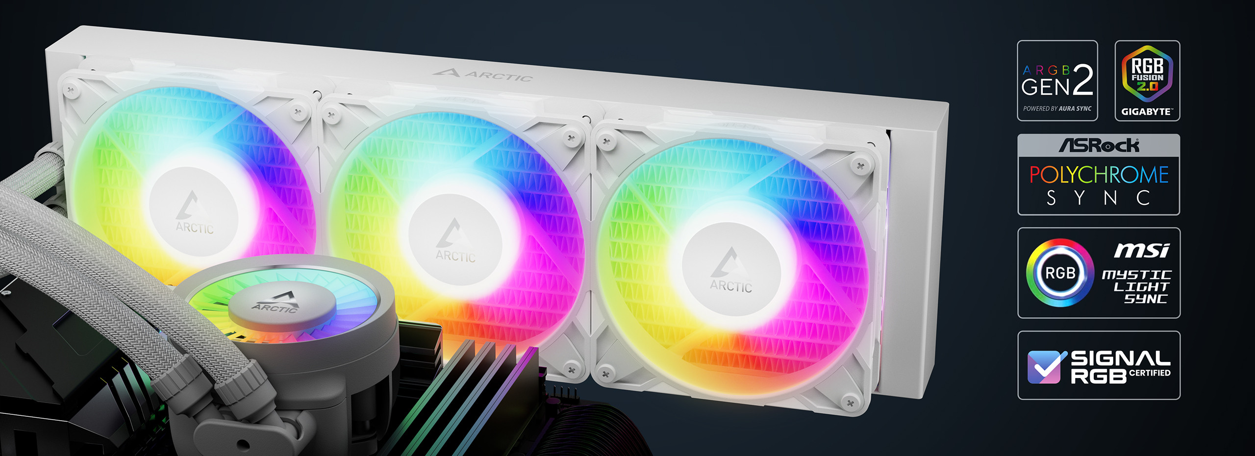 Arctic LF III PRO 420 A-RGB WMulti Compatible AIO1851, 1700, AM4, AM5
