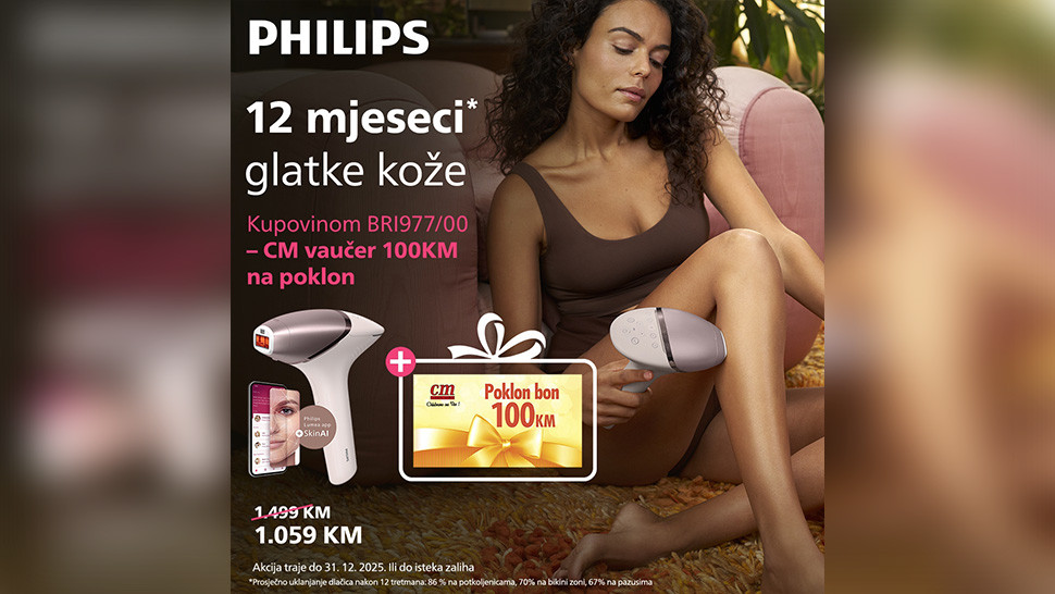 Akcija Philips Lumea BRI977/00 + VAUČER 100KM