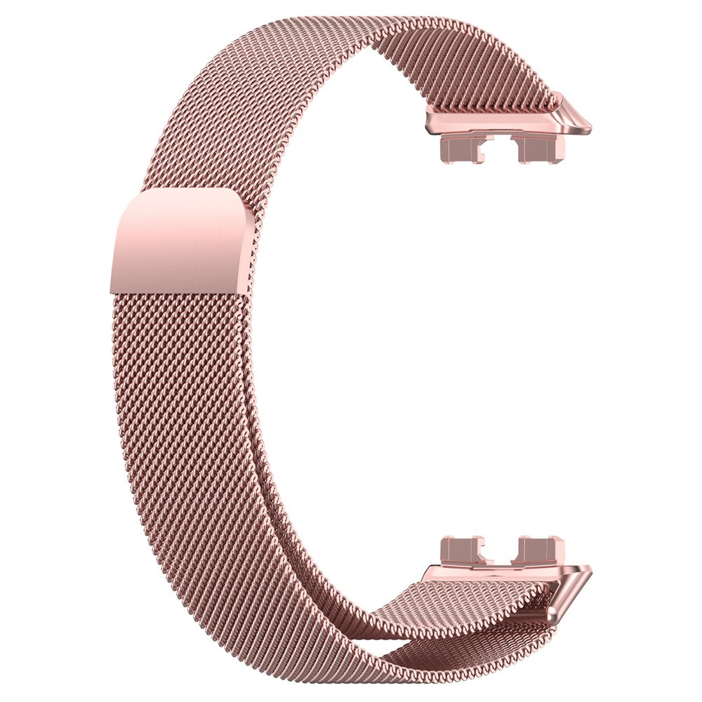 Milanese Metal narukvica za Huawei Band 10 - Rose Pink