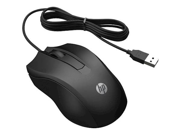 NOT DOD HP 105 Black Wired Mouse, 822M9UT