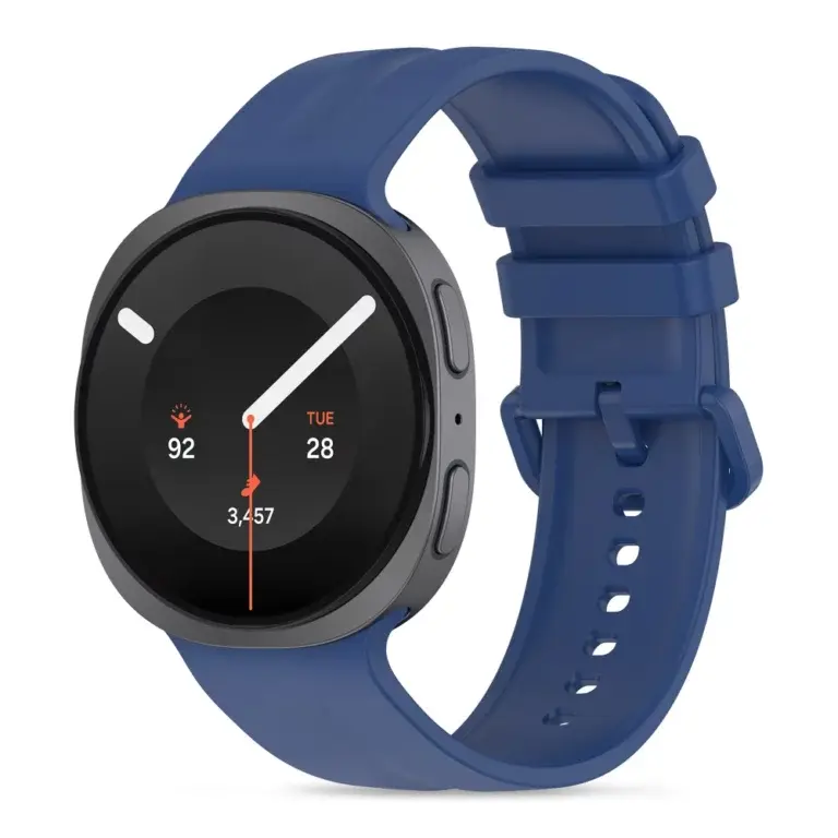 TECH-PROTECT SILICONE EVO narukvica za SAMSUNG GALAXY WATCH 8 / 9 / CLASSIC (40 / 44 / 46 MM) NAVY BLUE
