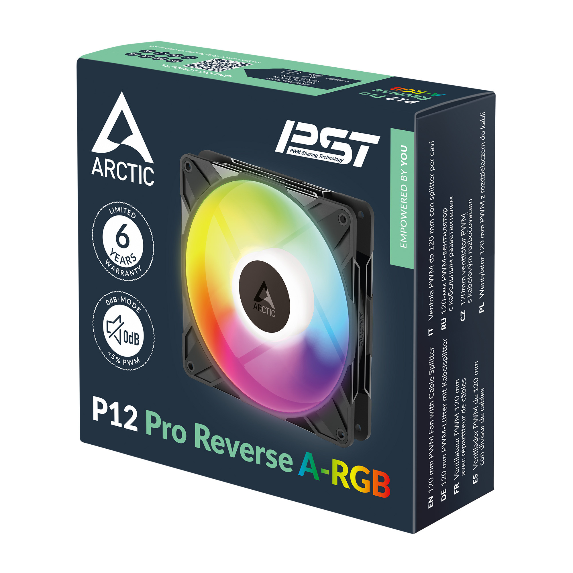 Arctic P12 Pro Reverse A-RGB 3120 mm A-RGB PWM Fan