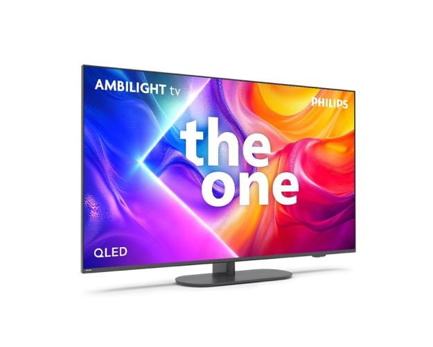 Philips TV LED 75PUS9010/12, The One, QLED AMBILIGHT 4K TV, 189 cm (75"), 144Hz, VRR, FreeSync Smart platform Titan OS, P5 Image processor, Dolby Vision and Atmos