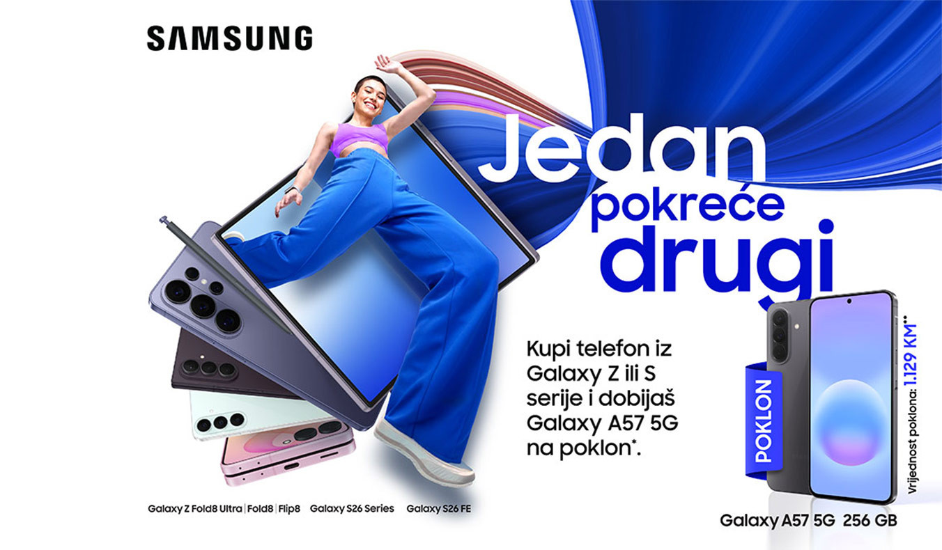 Velika Samsung akcija, dobijaš gratis Galaxy A57!