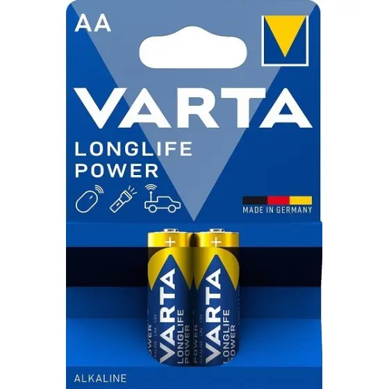 VARTA Longlife Power baterija LR06 AA, 1,5V 2/1
