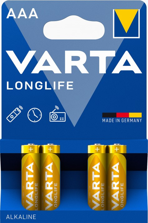 VARTA longlife LR03 AAA 1,5 4/1