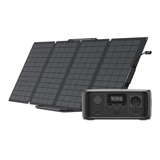 Set: EcoFlow River 3 power station + 110W photovoltaic panel