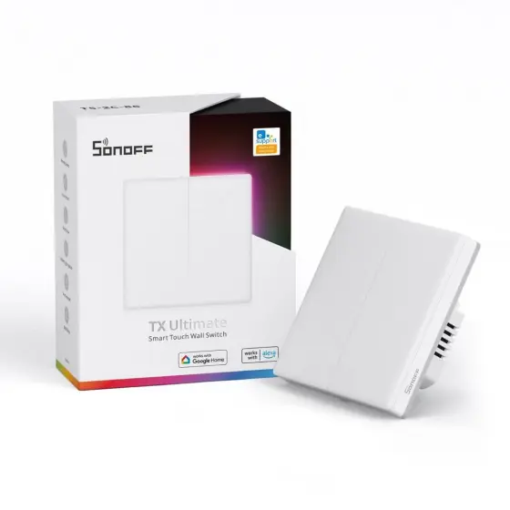 SONOFF Pametni zidni prekidač TX Ultimate RGB Wi-Fi jednostruki