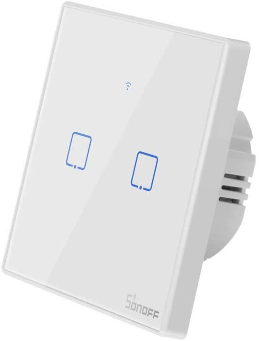 SONOFF pametni zidni prekidač Wi-Fi + RF433 dupli T2EU2C-TX