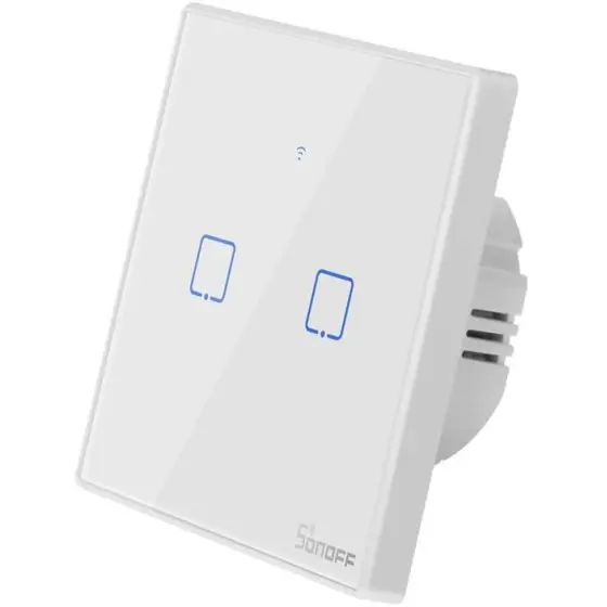 SONOFF pametni zidni prekidač Wi-Fi + RF433 dupli T2EU2C-TX
