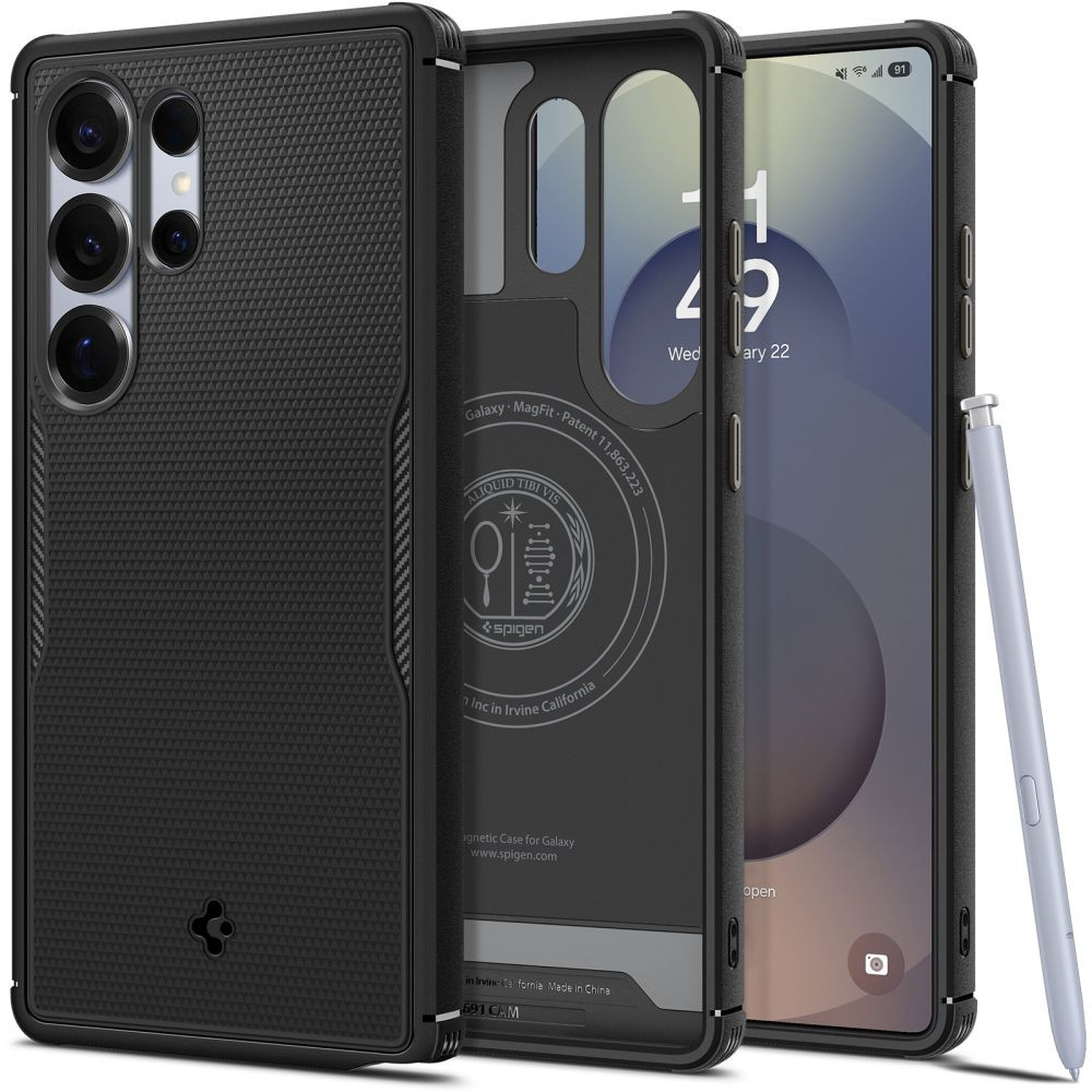 SPIGEN CORE ARMOR MAG MAGSAFE maska za GALAXY S25 ULTRA MATTE BLACK