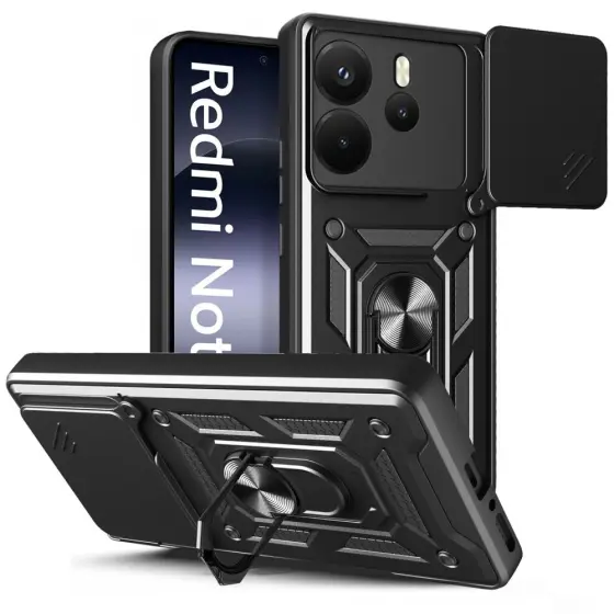 TECH-PROTECT CAMSHIELD PRO maska za XIAOMI REDMI NOTE 14 4G / LTE MATTE BLACK