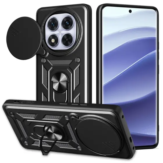 TECH-PROTECT CAMSHIELD PRO maska za XIAOMI REDMI NOTE 14 PRO+ PLUS 5G MATTE BLACK