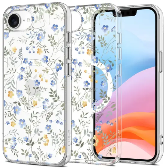TECH-PROTECT FLEXAIR MAGSAFE maska za IPHONE 16E / 17E SPRING FLOWERS
