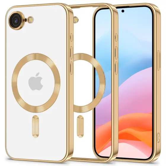TECH-PROTECT MAGFLEX MAGSAFE maska za IPHONE 16E / 17E SHINY GOLD