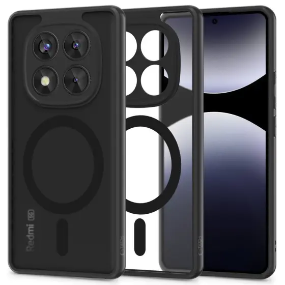 TECH-PROTECT MAGMAT MAGSAFE maska za XIAOMI REDMI NOTE 14 PRO 5G / POCO X7 5G MATTE BLACK