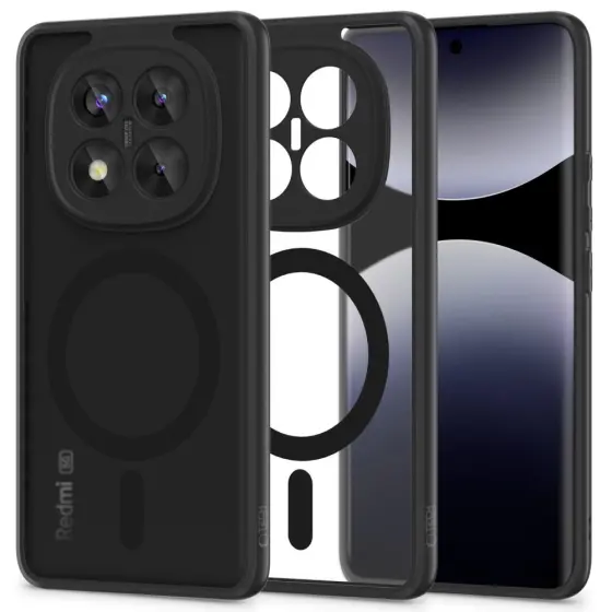 TECH-PROTECT MAGMAT MAGSAFE maska za XIAOMI REDMI NOTE 14 PRO+ PLUS 5G MATTE BLACK
