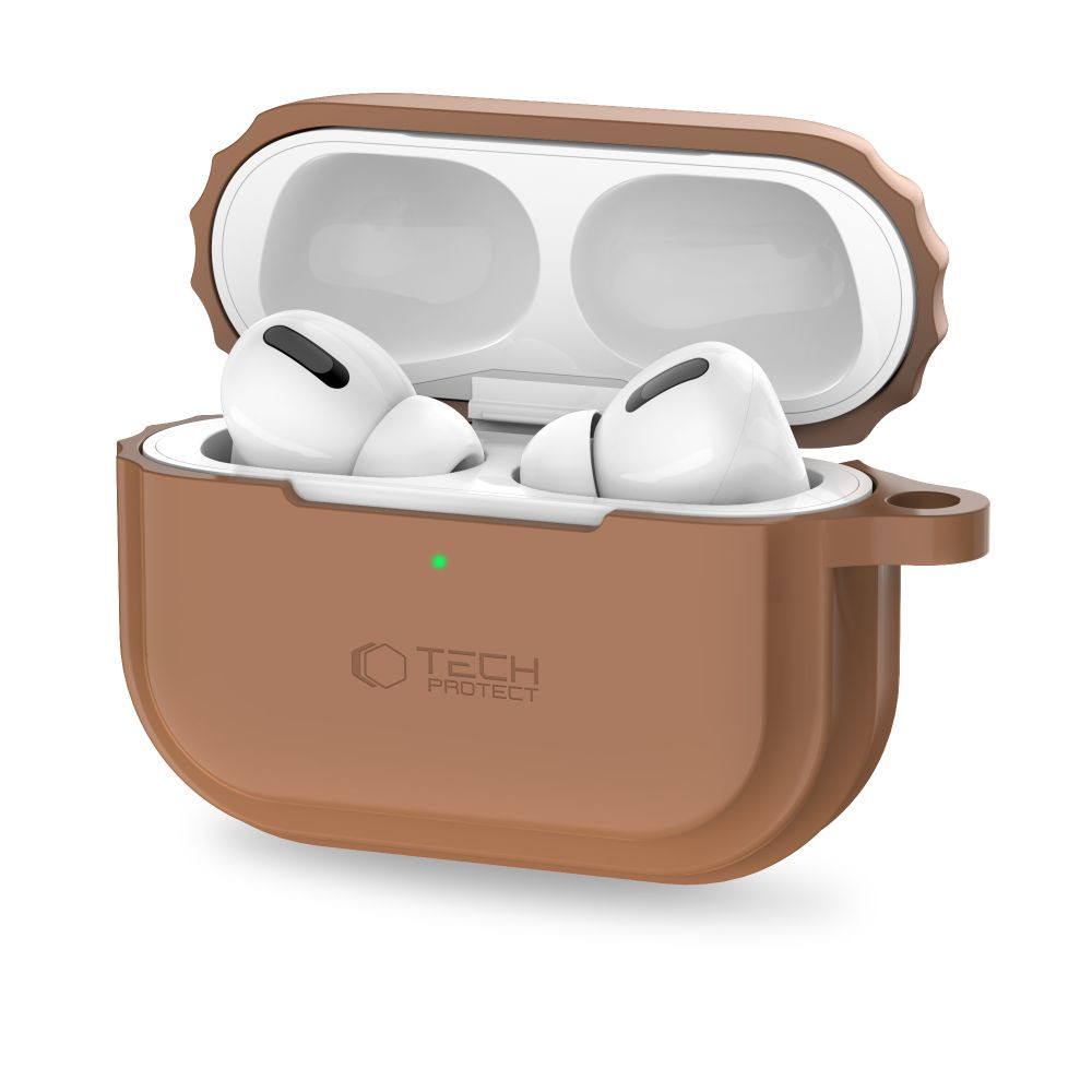 TECH-PROTECT SILICONE ROPE zaštita za APPLE AIRPODS PRO 1 / 2 CHOCOLATE BROWN