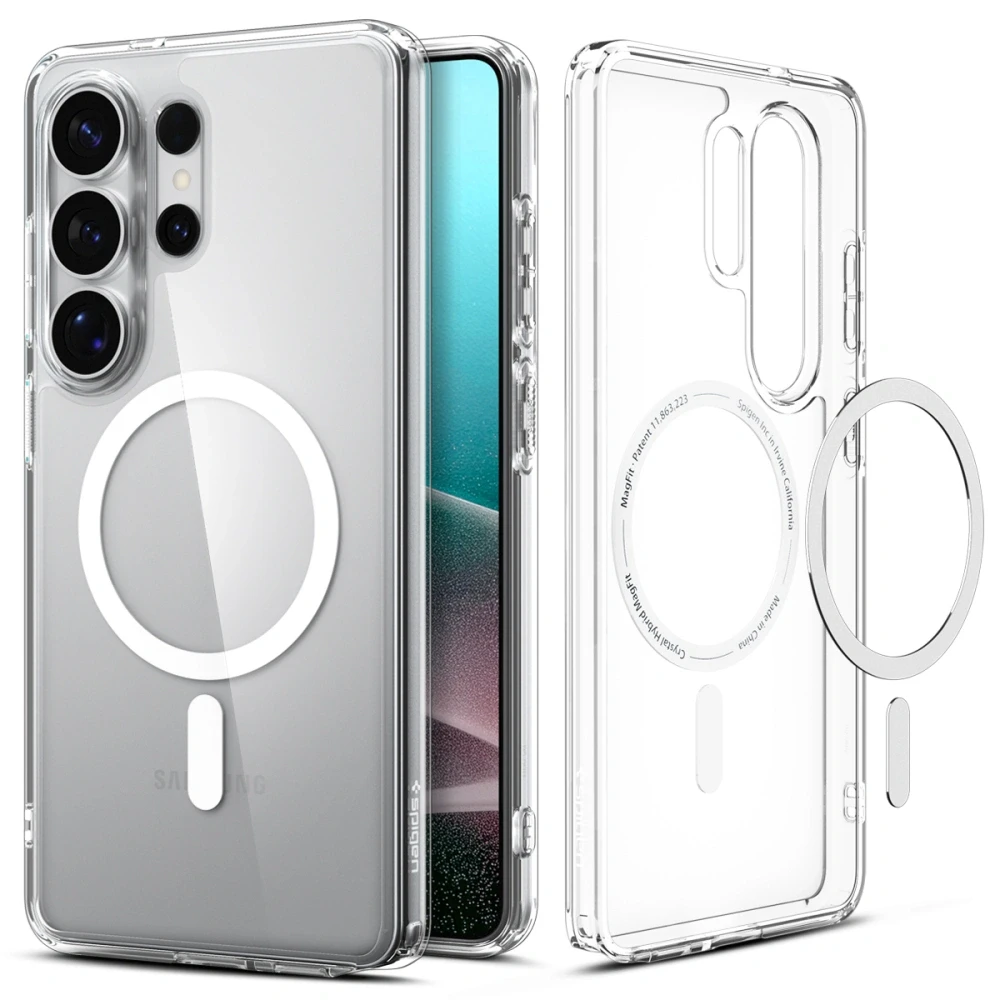 SPIGEN ULTRA HYBRID MAG MAGSAFE maska za GALAXY S26 ULTRA CLEAR/WHITE