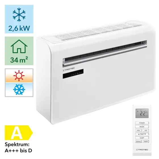 Trotec pametna zidna Monobloc klima PAC-W 2650 SH