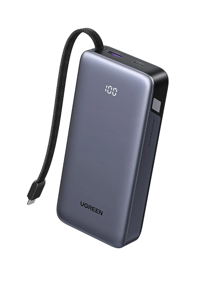 Ugreen 45W 20000mAh powerbank s ugrađenim kabelom