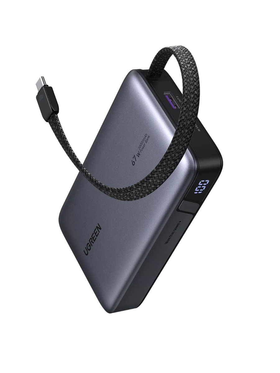 Ugreen 67W 20000mAh powerbank s ugrađenim kabelom
