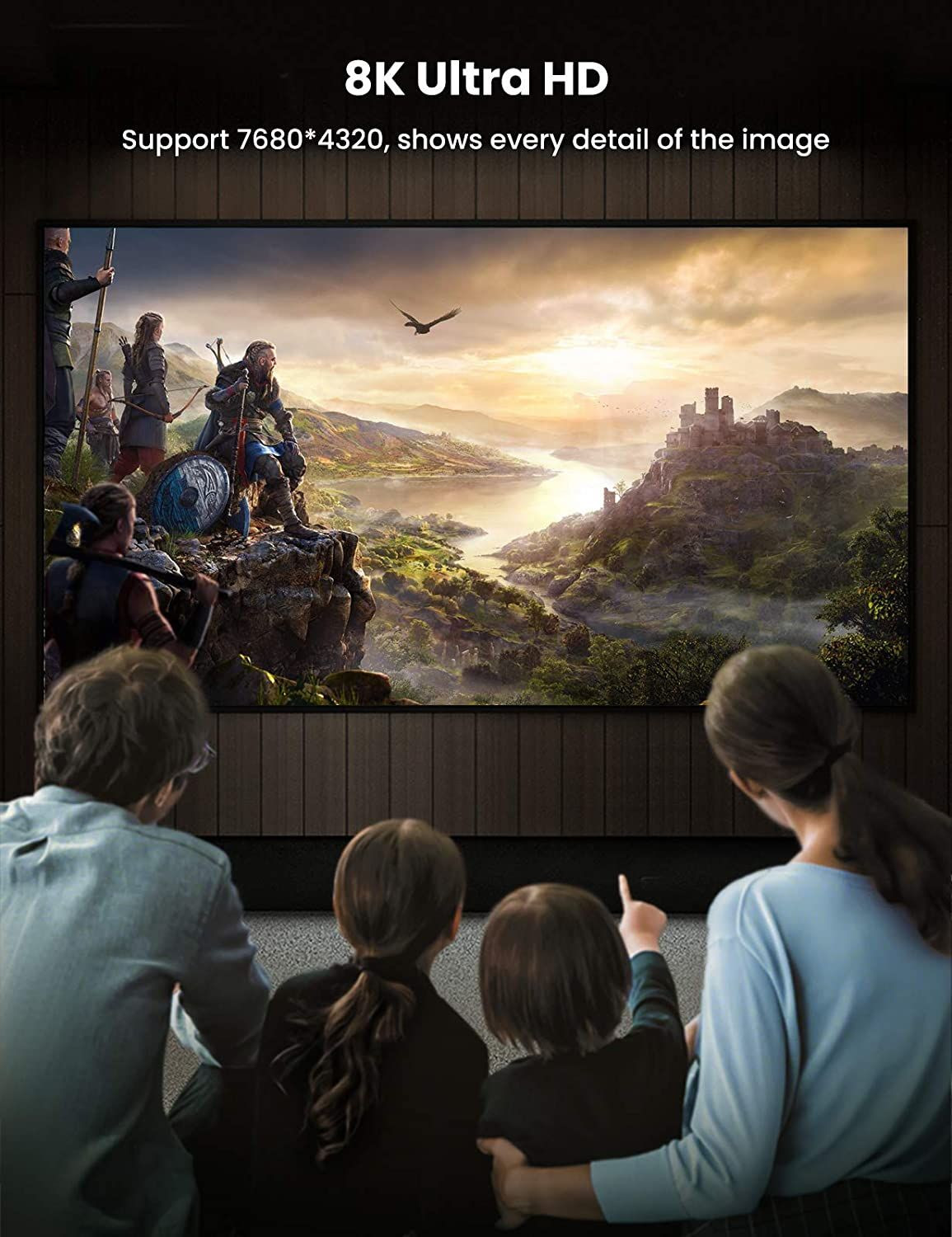 Ugreen DisplayPort 1.4 kabal 8K 2M