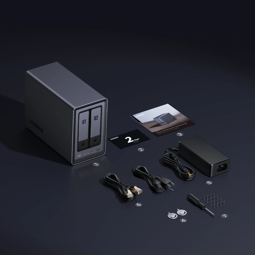 UGREEN NASYNC DXP2800 za 2+2 diska Intel N100 8GB DDR5 2.5GBE mrežni