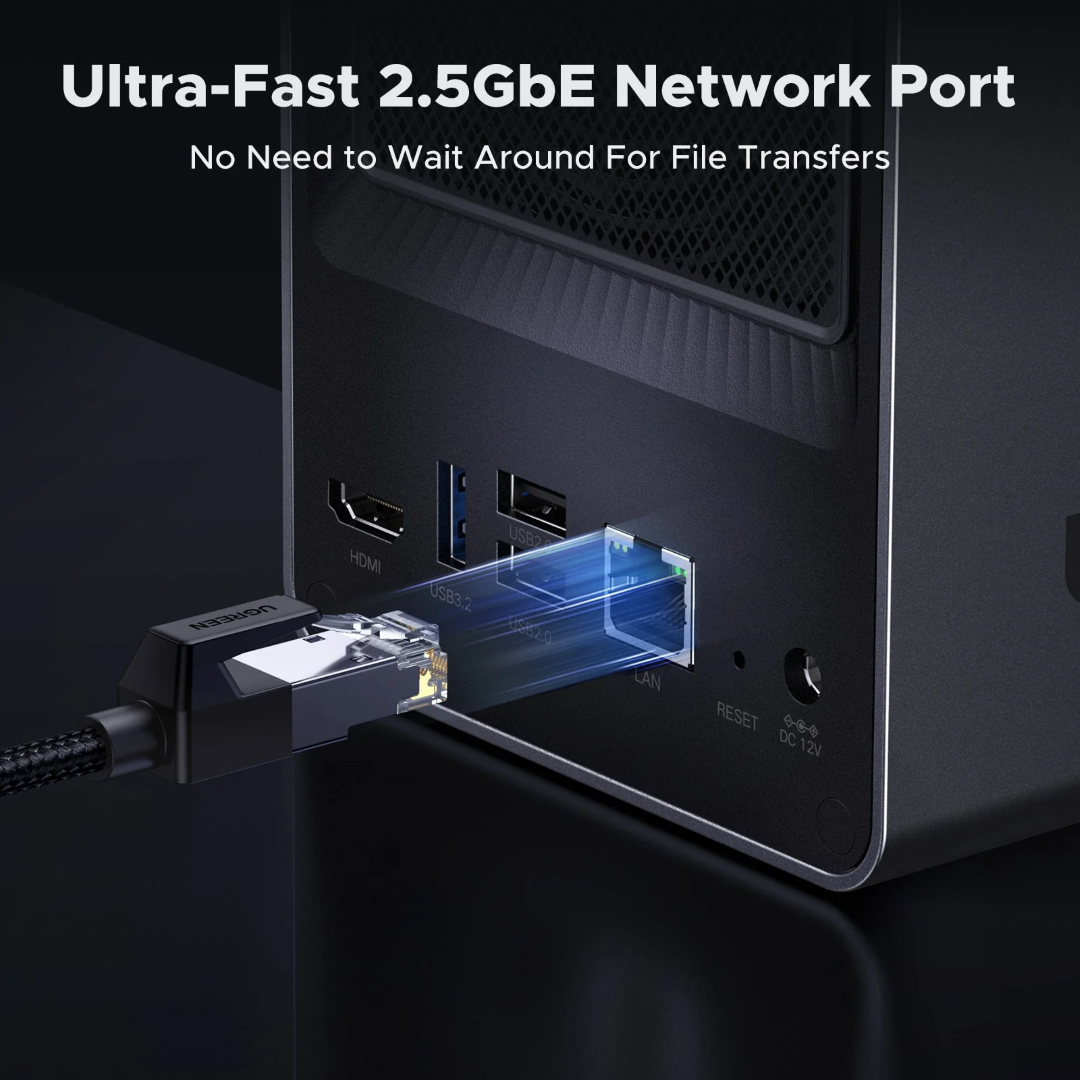 UGREEN NASYNC DXP2800 za 2+2 diska Intel N100 8GB DDR5 2.5GBE mrežni