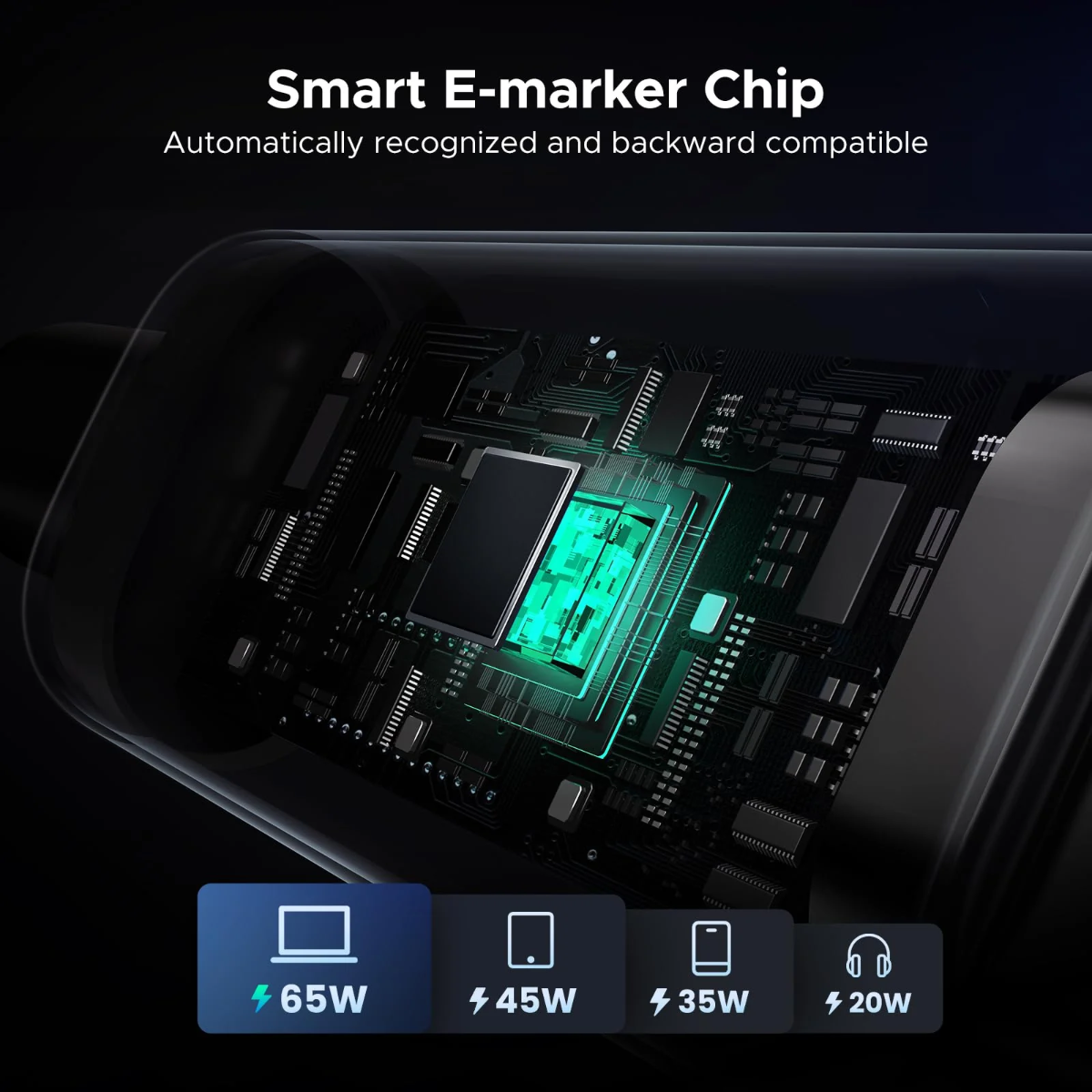 Ugreen Uno USB-C na USB-C kabal za punjenje 100W 1M