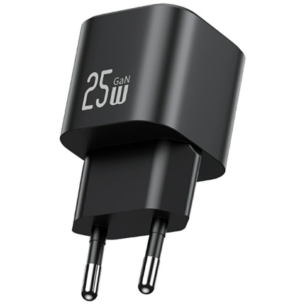 USAMS CC289 25W GaN Mini Fast (EU) punjač black