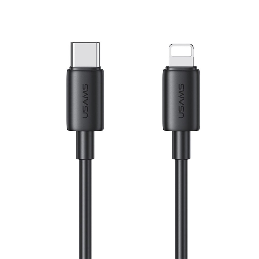 USAMS SJ712 Type-C To Lightning 30W Fast Charging kabl - YD Series 1M black