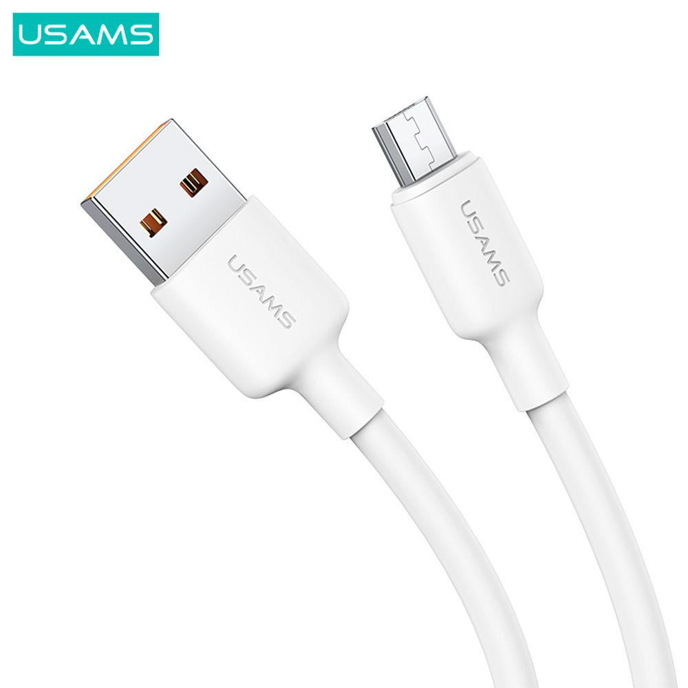USAMS US-SJ608 U84 2A Micro Charging & Data kabl white