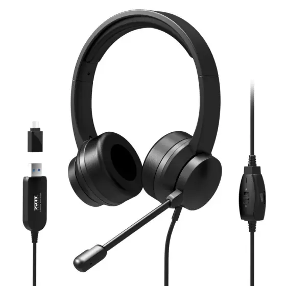 Slušalice s mikrofonom Port Comfort Office USB