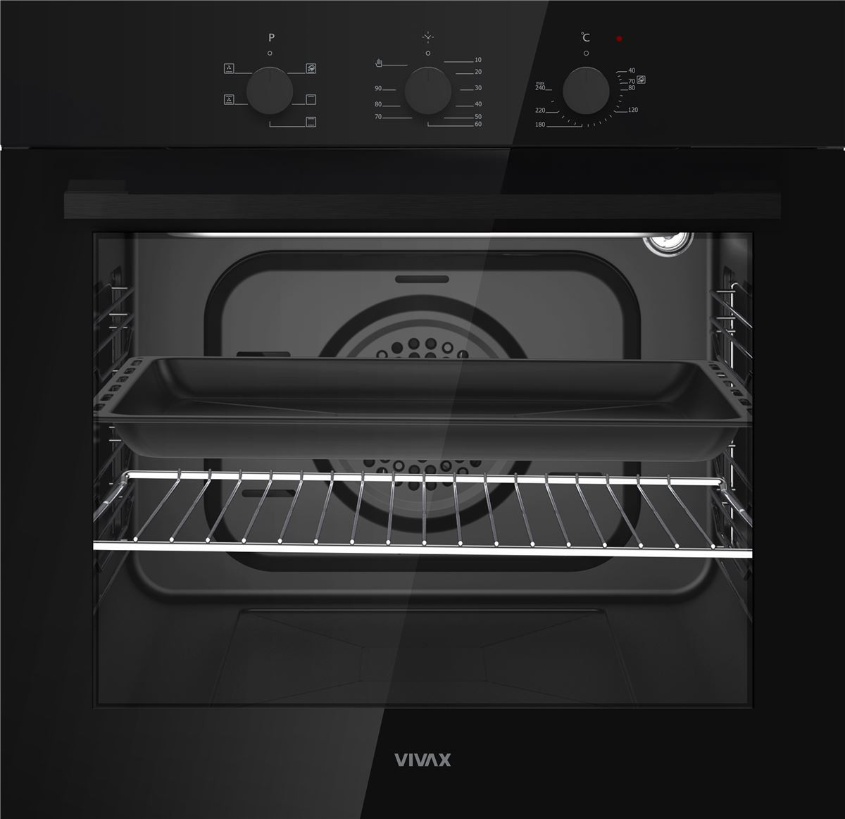 VIVAX HOME ugradbena rerna BO-606FTM G