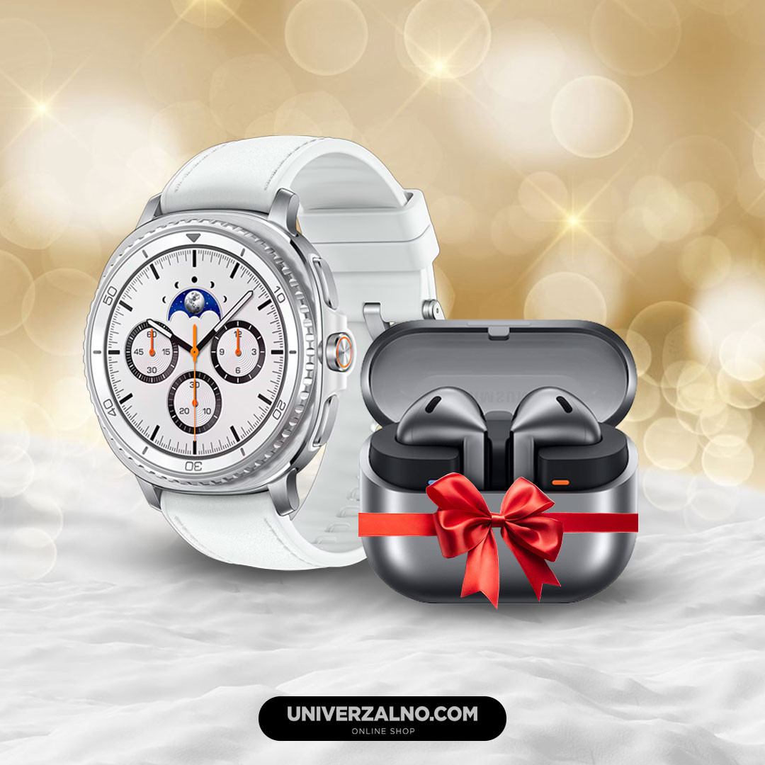 Samsung Galaxy Watch8 Classic 46mm BT White + Gratis Samsung Galaxy Buds3