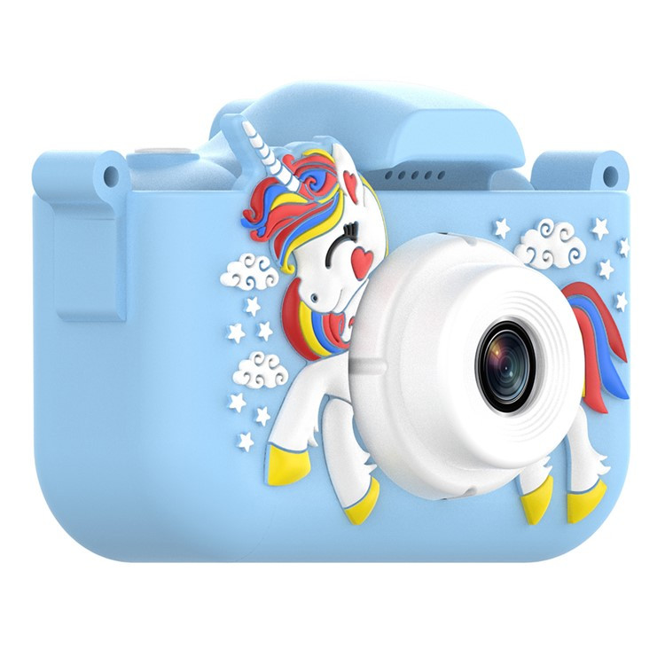 X10S 2.0" HD dječija kamera Cute Shape - Blue
