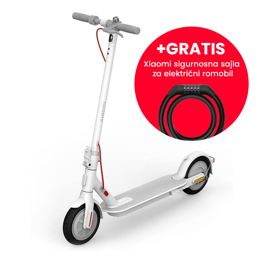 Xiaomi Mi Electric Scooter 3 Lite NE, električni skuter + GRATIS sajla