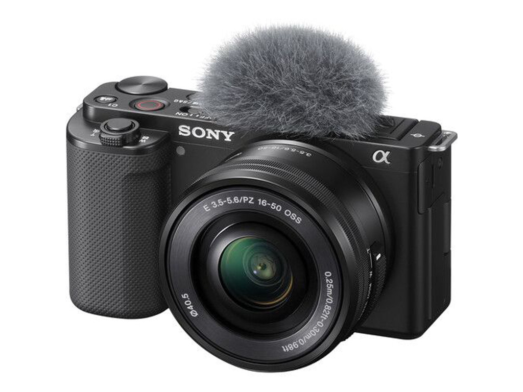Sony Vlog-Camera ZV-E10 IICMOS formata APS-C s 26,0 mp;objektiv E PZ 16-50 mm F3.5-5.6 OSS II