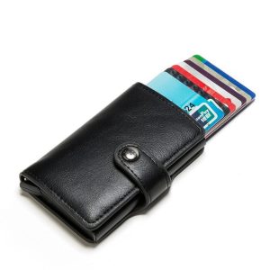 RFID Credit Card Holder Organizer - Black